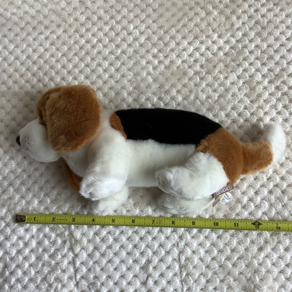 DEMDACO Plush Beagle Basset Hound Realistic Puppy Dog Stuffed Animal Toy - Picture 15 of 16